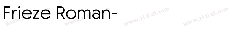 Frieze Roman字体转换 Frieze Roman字体转换